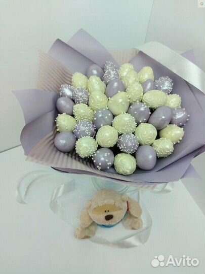 Букет из клубники в шоколаде