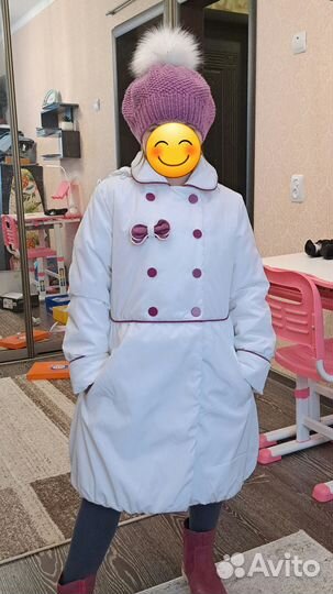 Пальто для девочки демисезонное