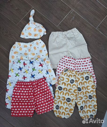 Пакет одежды на мальчика 3-9 месяцев