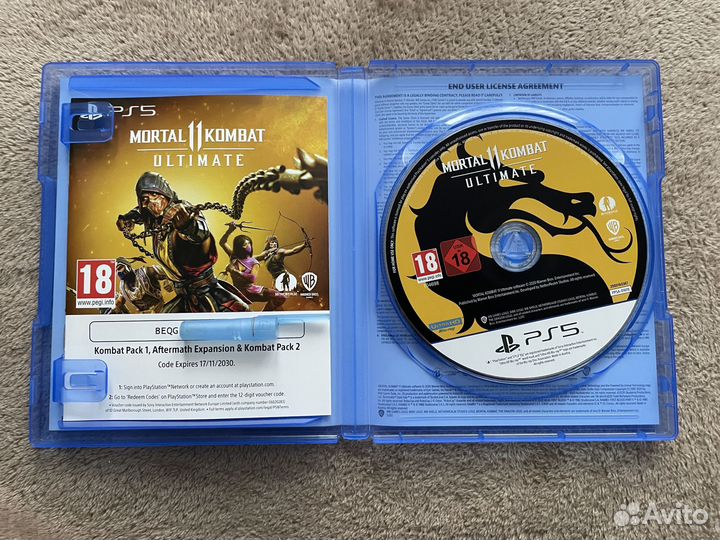 Mortal kombat 11 ultimate ps5 диск