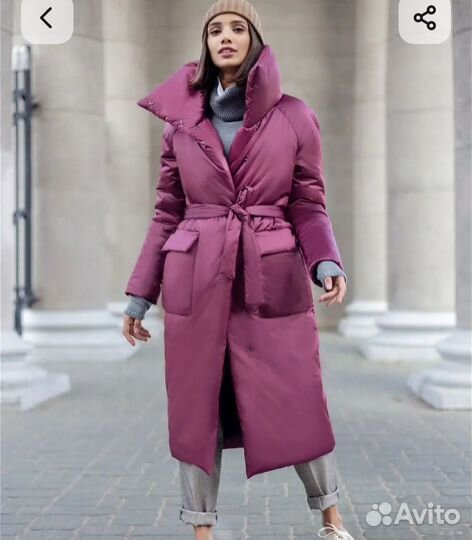 Пуховик зимний женский