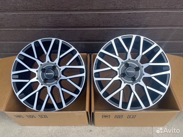 Диски momo черные С полировкой для Rio Solaris