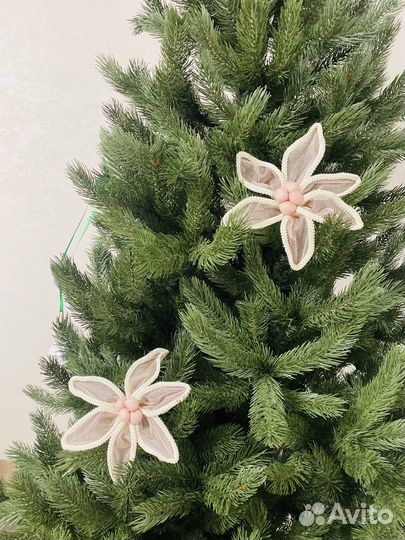 Набор цветы на ёлку