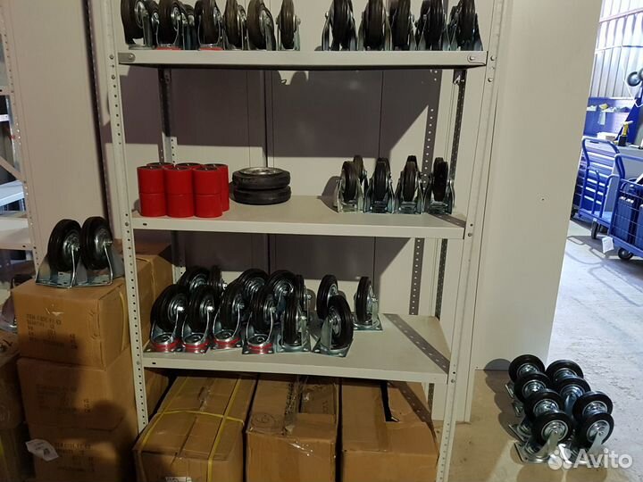 Колеса промышленные, ролики для рохли