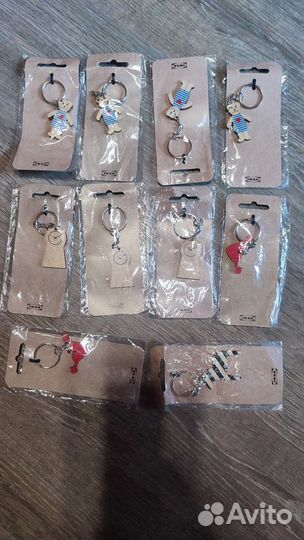 Брелки Икея юбилейные