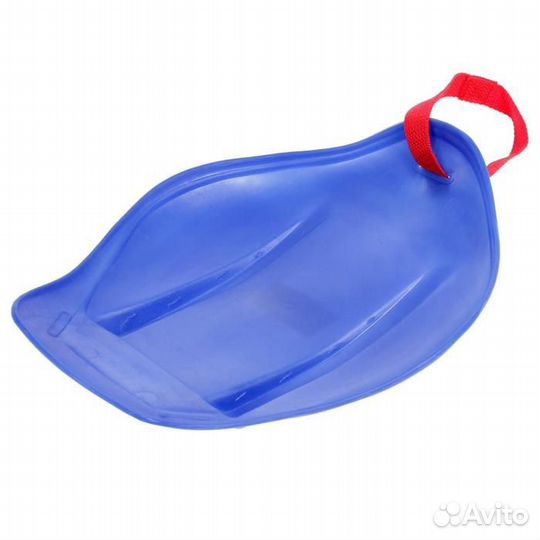 Санки-ледянки с ручкой-ремнем микс 789053