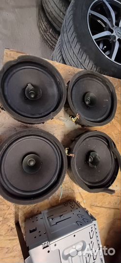 Штатная магнитола на мицубиси ланцер с колонками