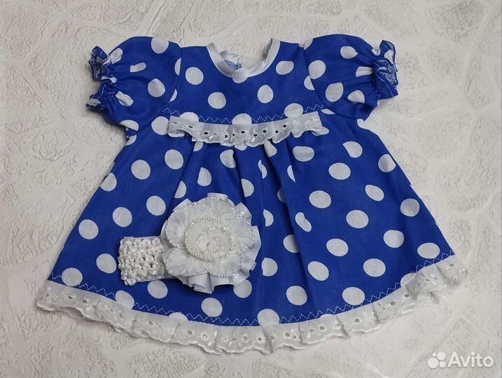 Платье для беби борн с мягким телом