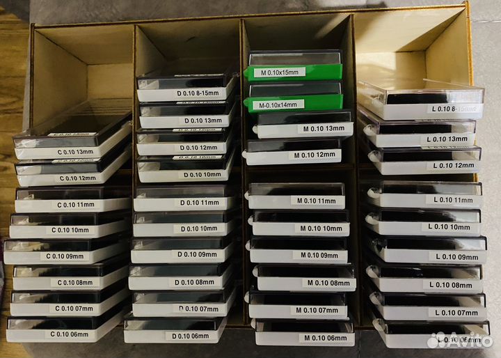 Ресницы для наращивания rili (палетки)