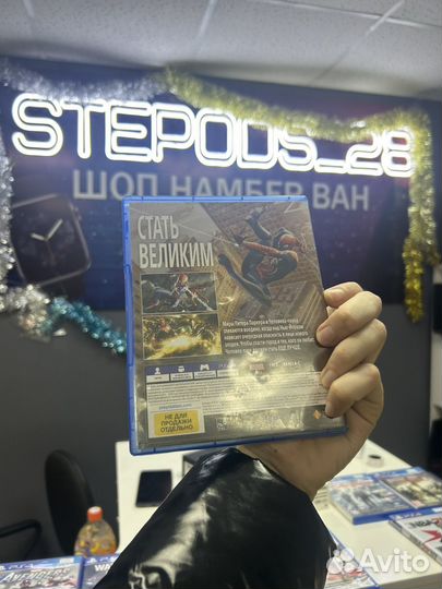 Диск Человек Паук для PS4 новый