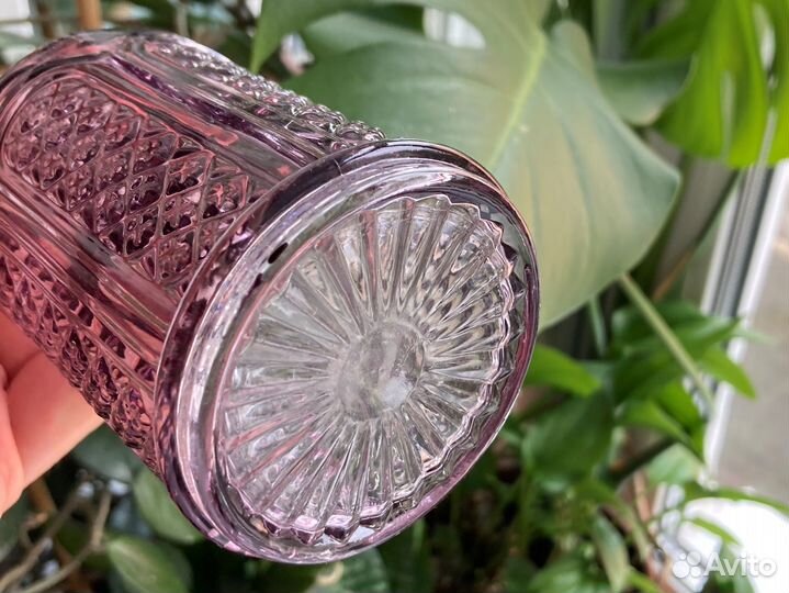 Вазочка цветное стекло