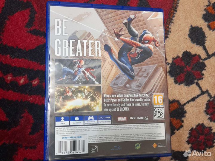 Человек паук ps4