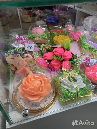 Подарок на 8 марта мыло