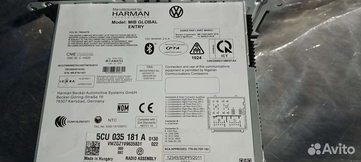 Магнитола volkswagen polo (цена договорная)