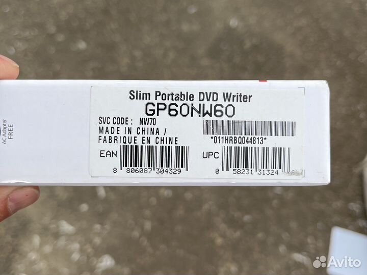 Dvd привод writer Hitachi-LG GP60NW60