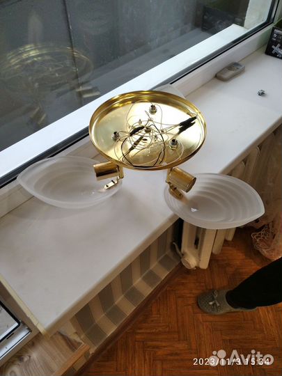 Люстра потолочная бу