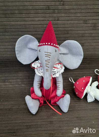 Слоник текстильный