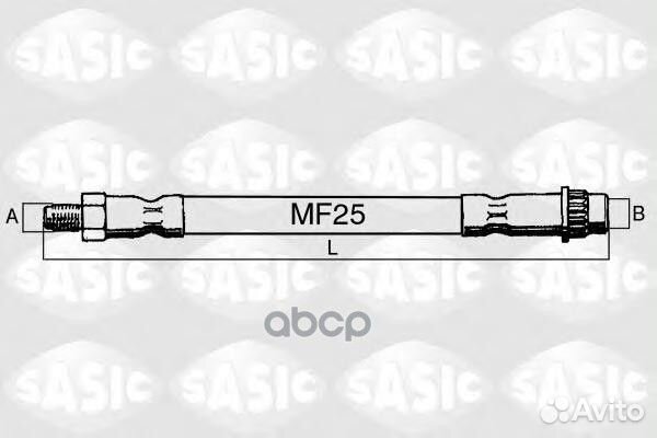 Шланг тормозной 6600002 Sasic
