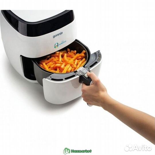 Аэрогриль Gorenje AF1409DW, 1400 Вт, белый/черный