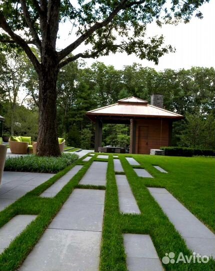 Газон. Рулонный газон