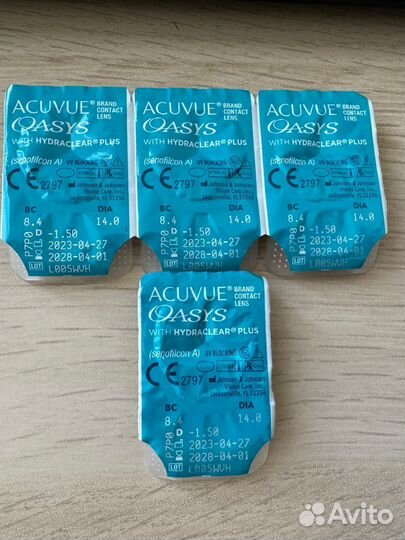 Линзы acuvue oasys