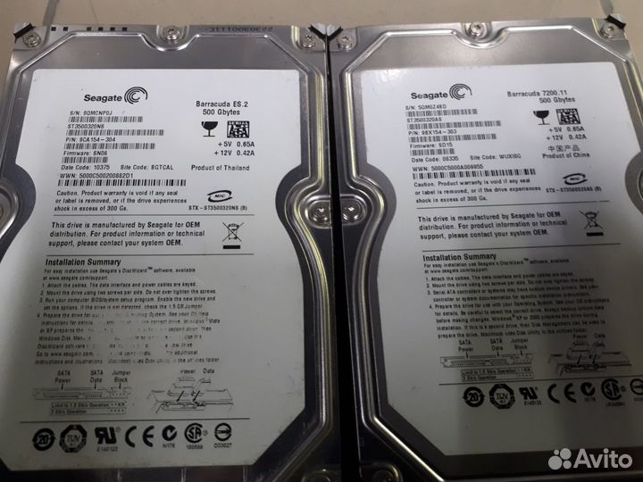 Жесткие диски (HDD) разные, 3.5 и 2.5 дюйма