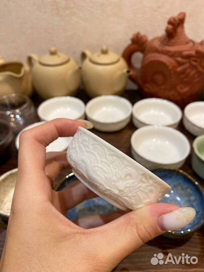 Китайская чайная посуда, пиалы, чайники, гайвань