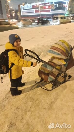 Санки коляска ника 7