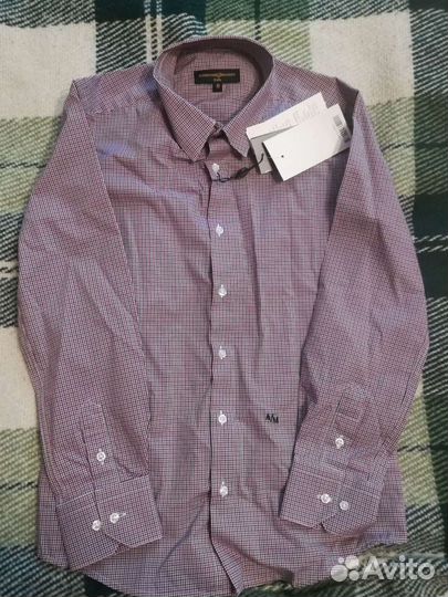 Рубашка детская в клетку