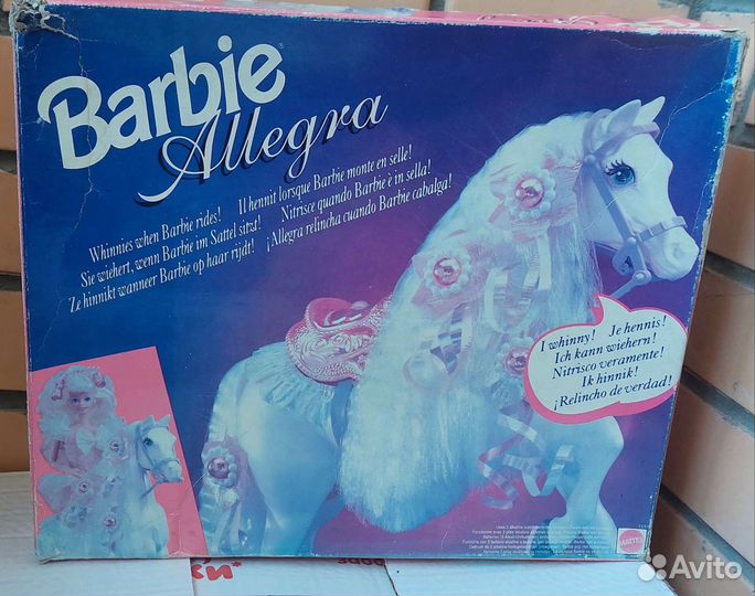 Лошадь barbie Mattel Allegra 90-х