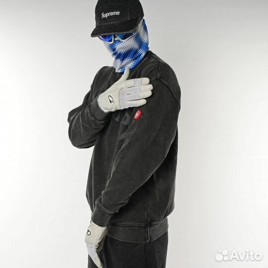 Свитшот Cav Empt погружной серый оверсайз