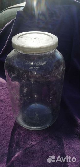 Банка 5 литров стеклянная с крышкой