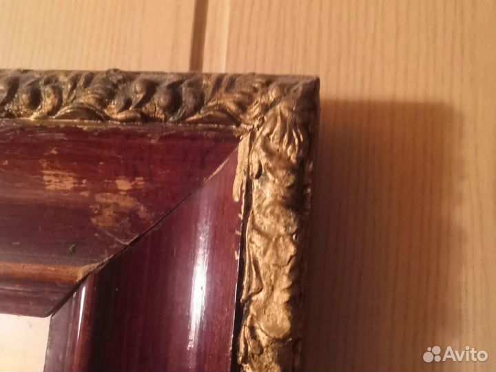 Зеркало старинное в раме напольное
