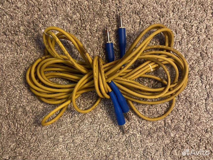 Кабель 2x2 mono jack 5 метров