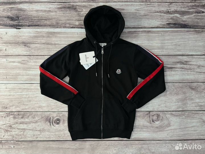 Толстовка Moncler черная LUX