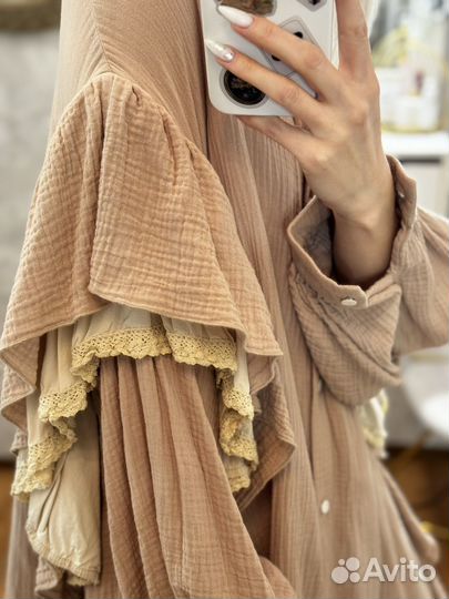 Платье муслин 2black