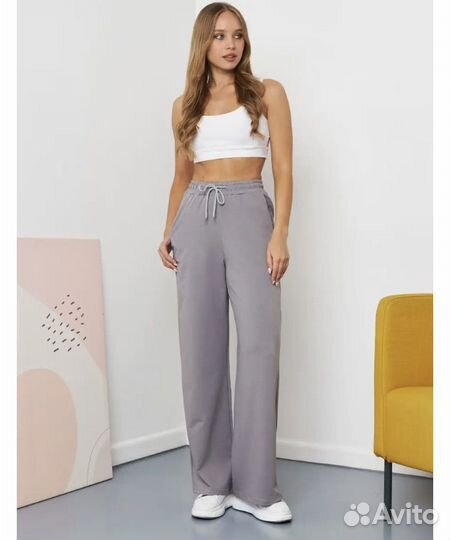 Спортивные брюки палаццо