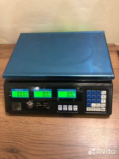 Весы торговые настольные бу