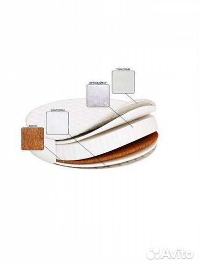 Матрас круглый 7575