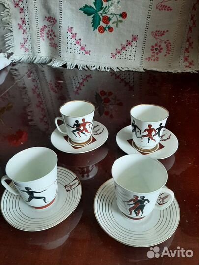 Кофейная пара лфз костяной фарфор 