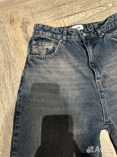 Джинсы lime 36 р-р, с розовым напылением