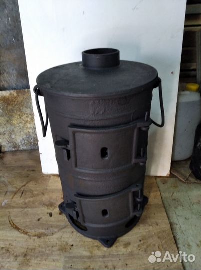 Печь буржуйка чугунная СССР