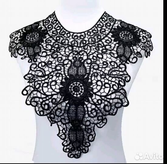 Воротник шитье