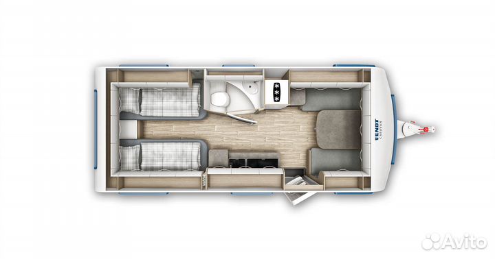 Прицеп-дача Fendt Bianco Activ 515 SGE, 2023