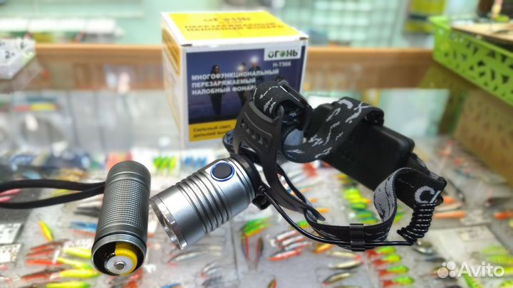 Фонарь трансформер налобный/ручной Огонь H-T566