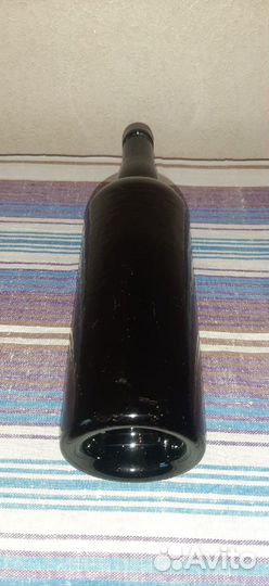 Бутылка старинная с клеймом D