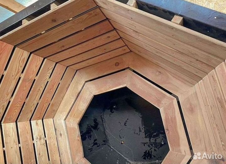 С подогревом чан для бани