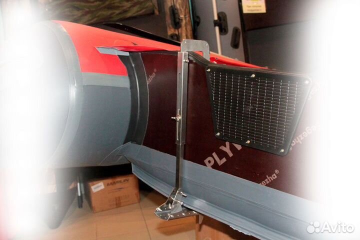 Струбцина крепления датчика эхолота (прямая)