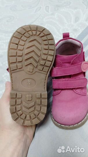 Ботинки на девочку, р. 22