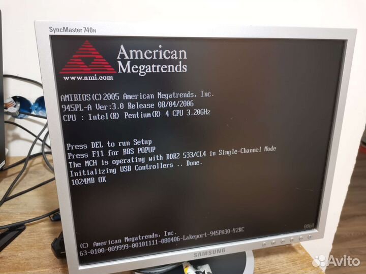 Монитор samsung 17'